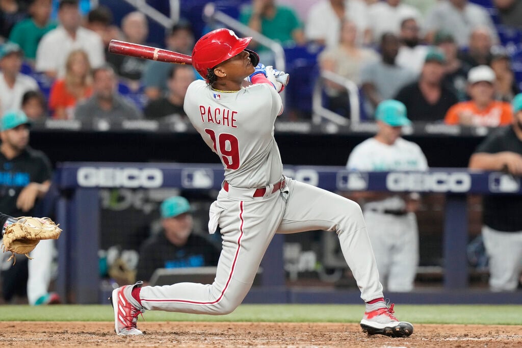 Phillies deal outfielder Pache, reliever Domínguez to Baltimore for 2023 All-Star outfielder Hays