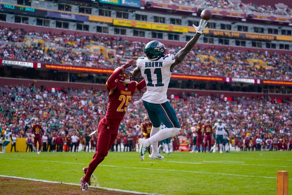 A.J. Brown Putting Up Record Numbers For Eagles Ahead Of NFC East ...