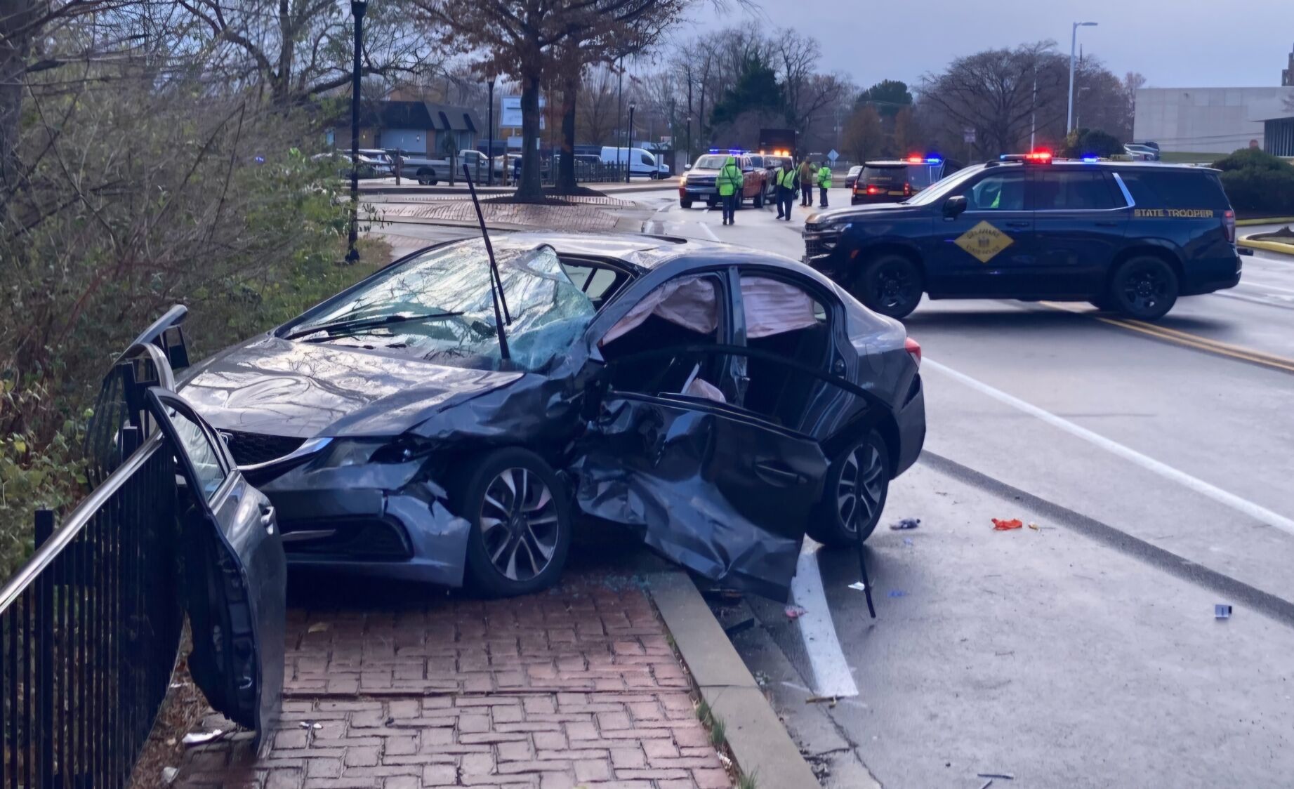 Troopers investigate two serious crashes a half mile apart