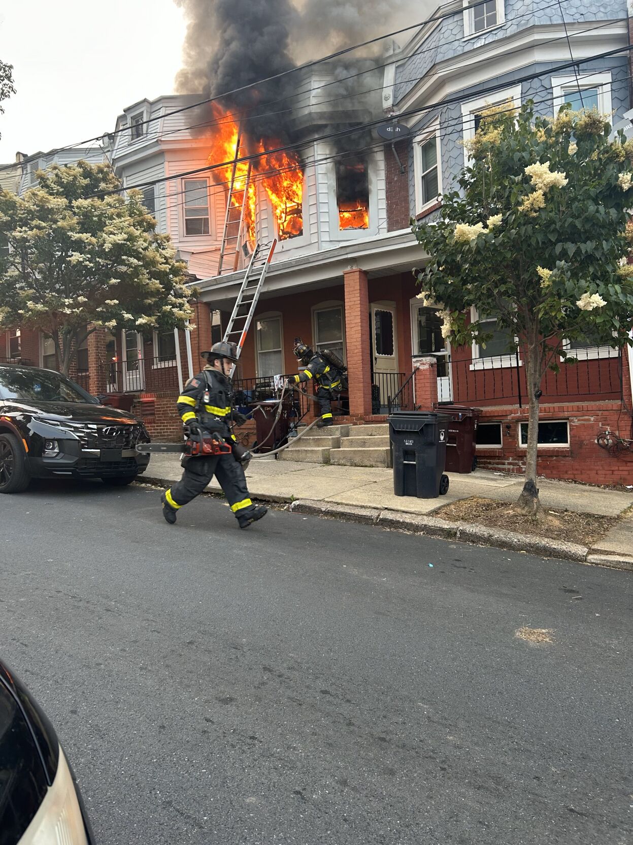 Fire damages rowhome in Wilmington’s Hedgeville neighborhood