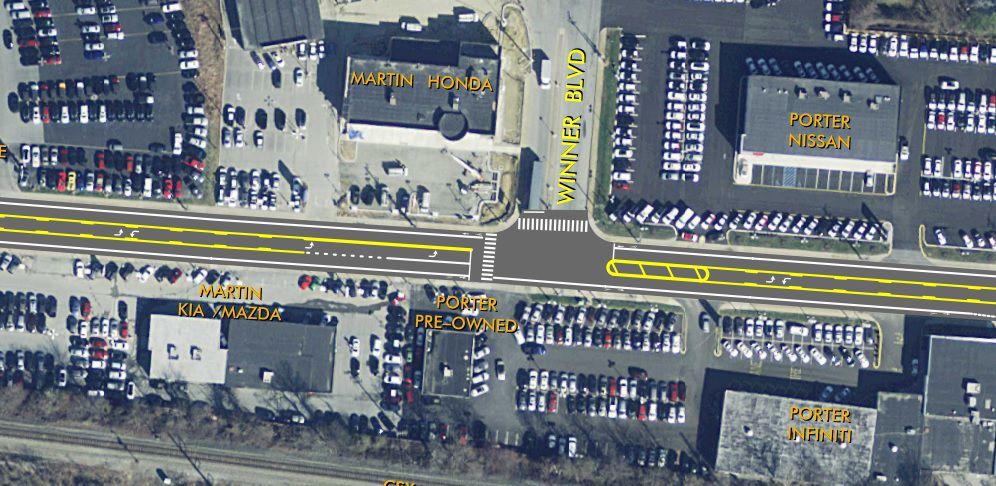 Wdel S Road Scholar Road Diet Trims Travel Lanes On Cleveland