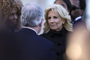 Jill Biden helps honor victims of Nashville school shooting in somber vigil