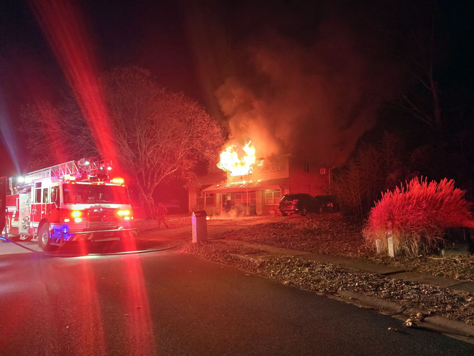 Newark-area house fire leaves 5 homeless, 2 of whom  are hospitalized