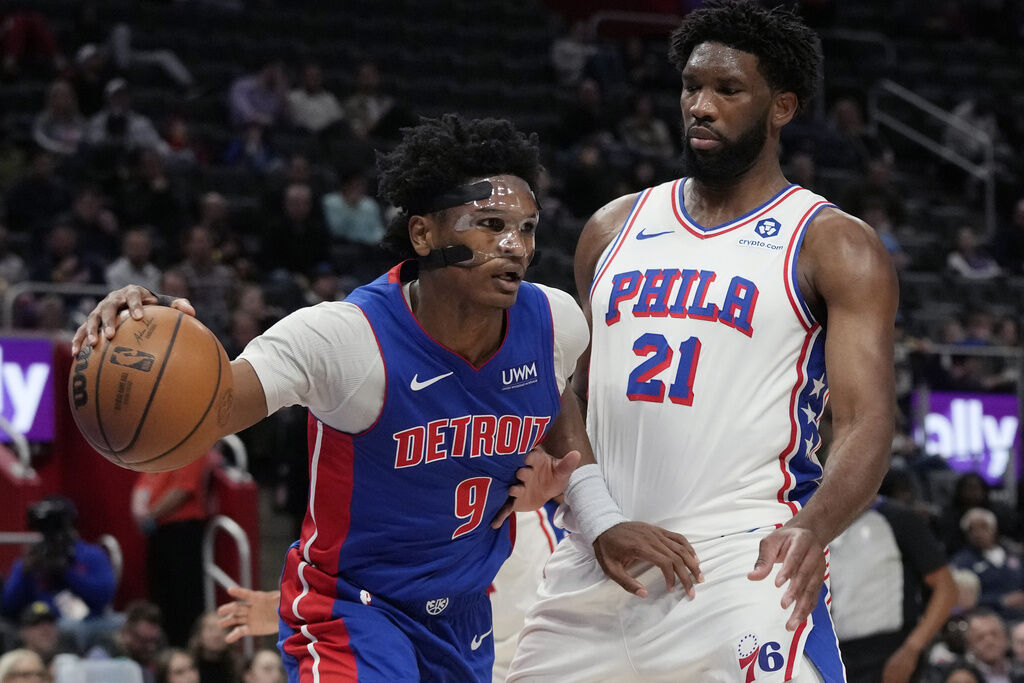 Joel Embiid scores 41 points 76ers hand Pistons 21st straight