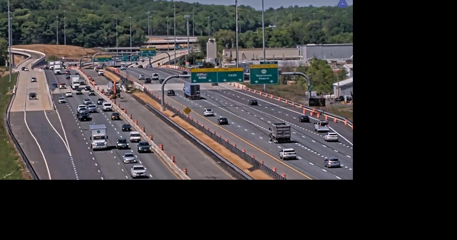 Overnight lane closures for 95 work in Newark