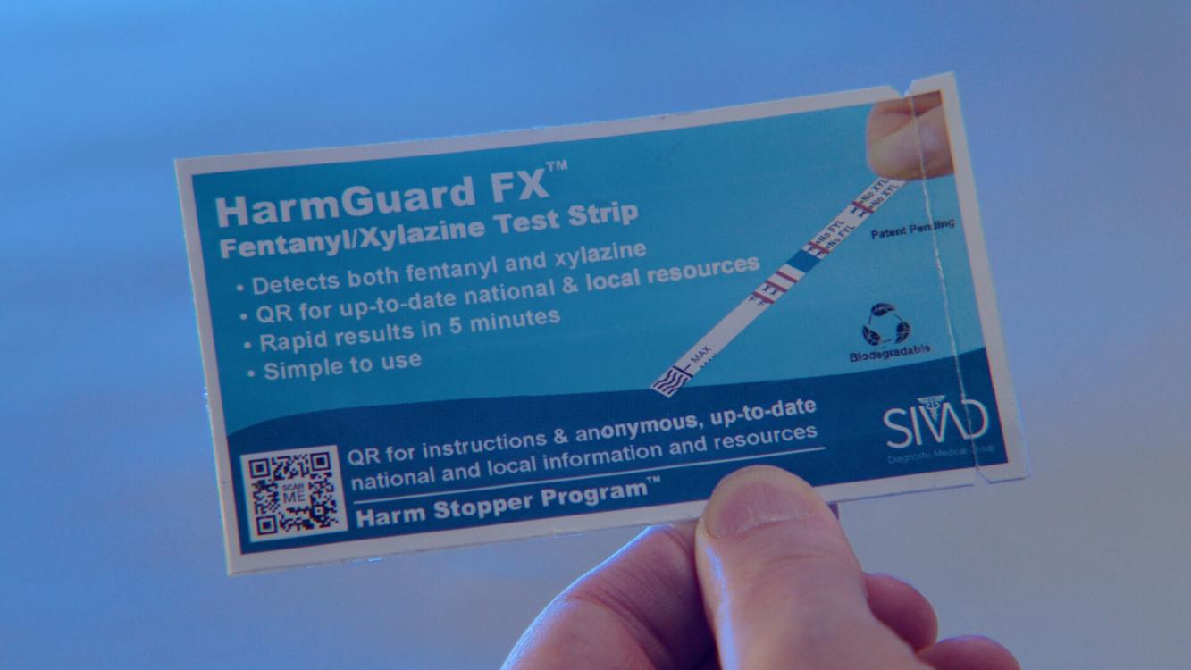 A testing strip developed by SIVAD Diagnostics Medical Group can test