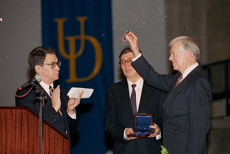 Recalling President Carter’s visit to UD in 1993