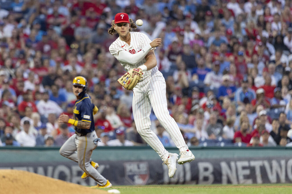 Phillies place All-Star 3rd baseman Alec Bohm in 10-day injured list with left hand strain