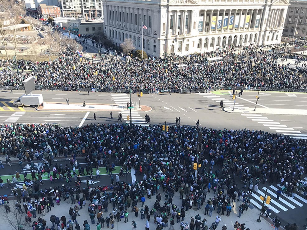 Eagles parade brings joy to hundreds of thousands of fans in