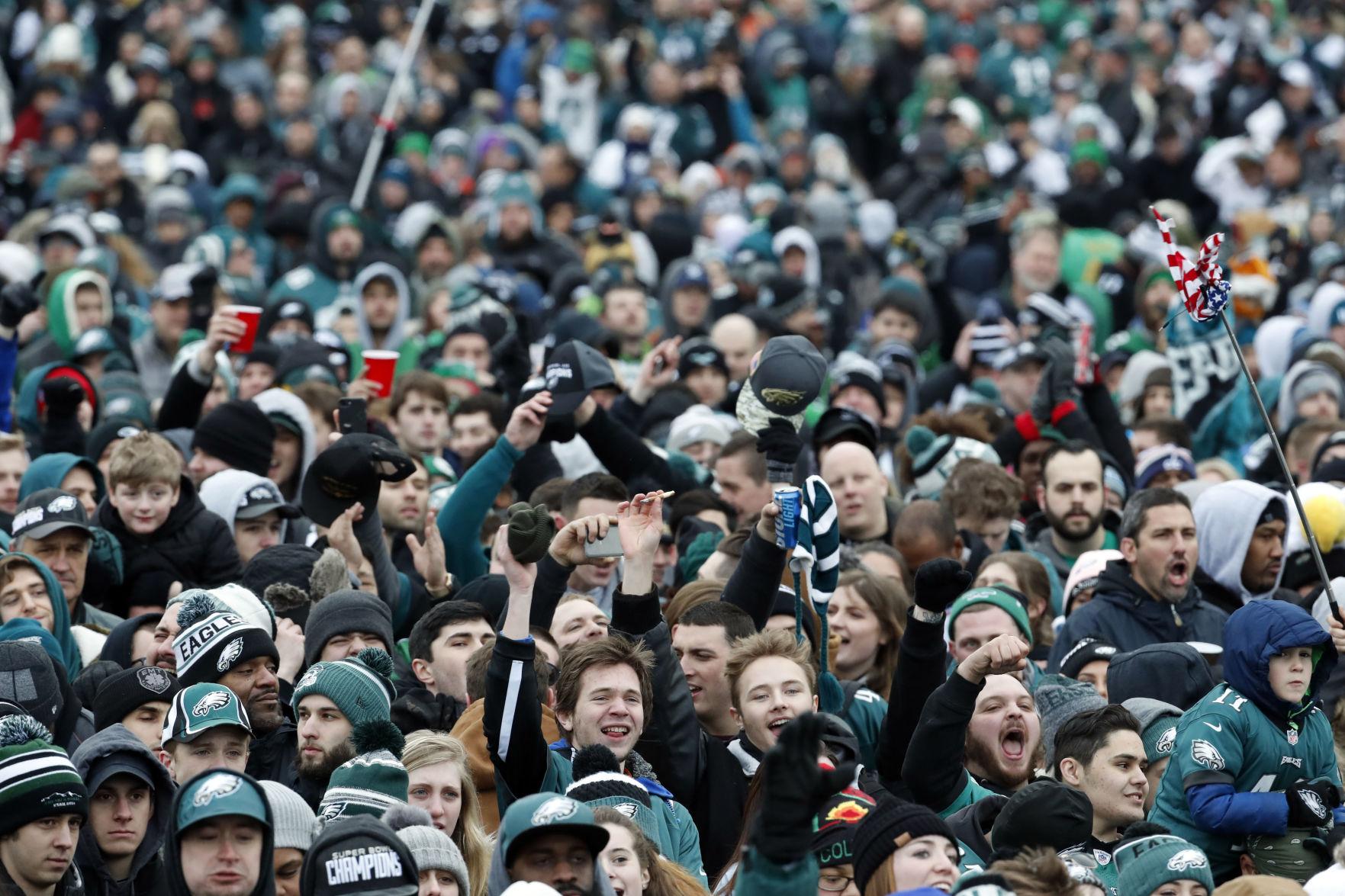 Eagles parade brings joy to hundreds of thousands of fans in
