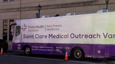 Saint Francis Healthcare Saint Clare Medical outreach vehicle