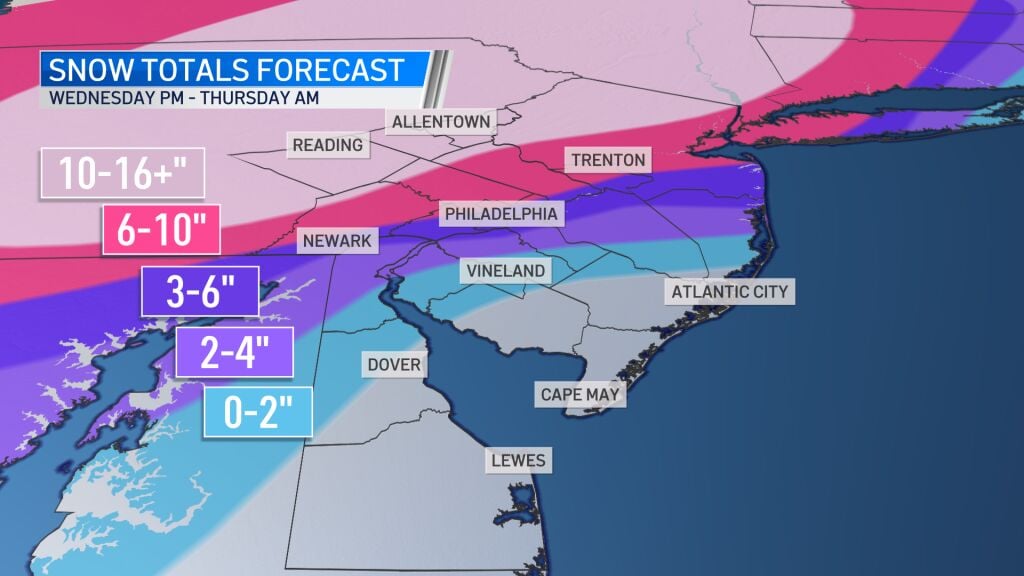 Snow Totals 12 16 Wdel Com