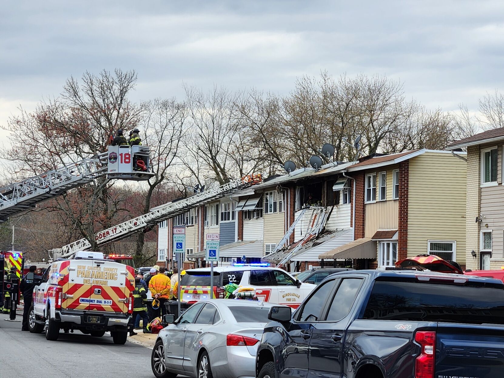 Update: Accidental fire scorches two Oakmont townhomes
