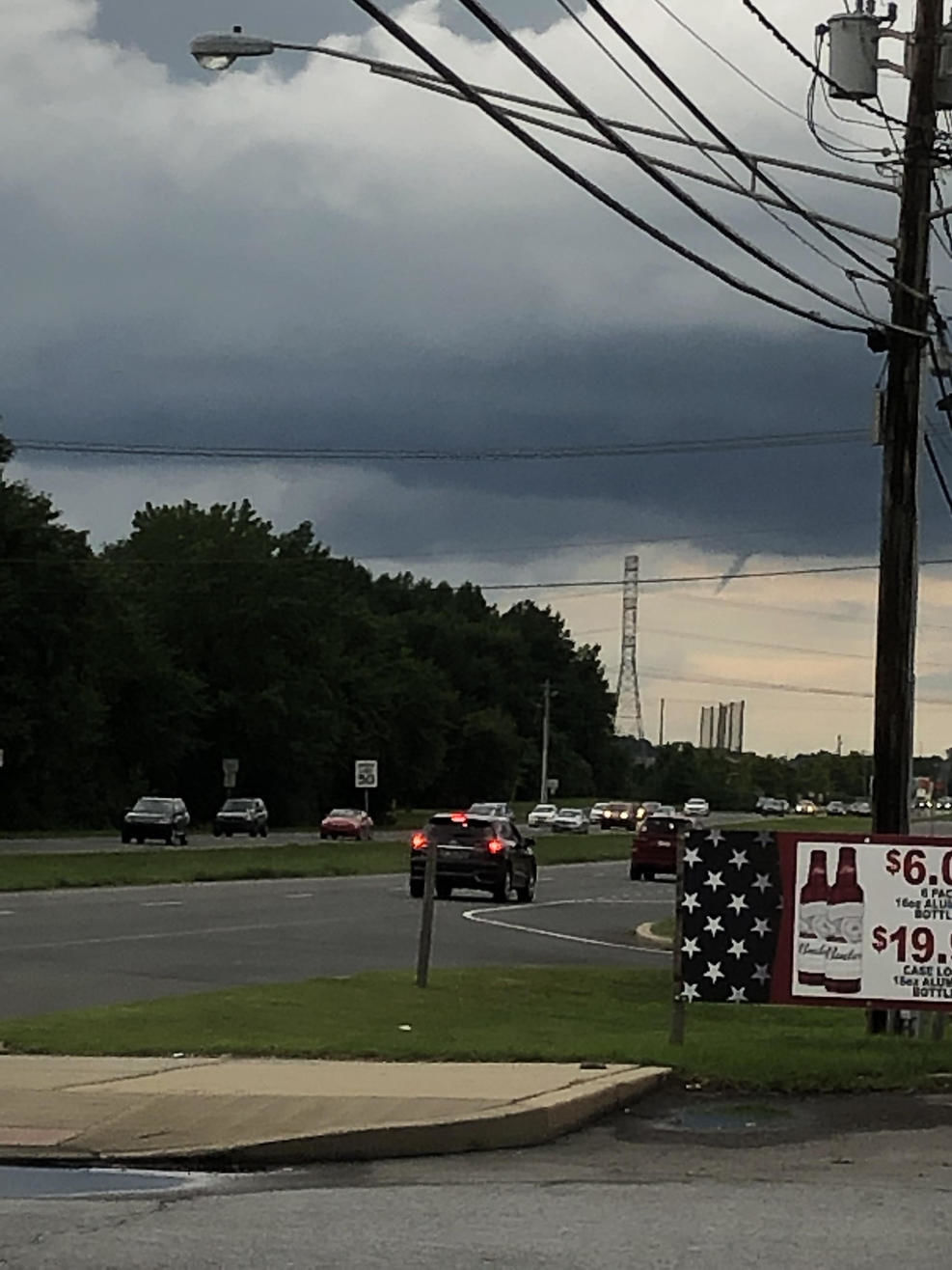 Cold air funnel clouds spotted over Wilmington, Pennsville, NJ The