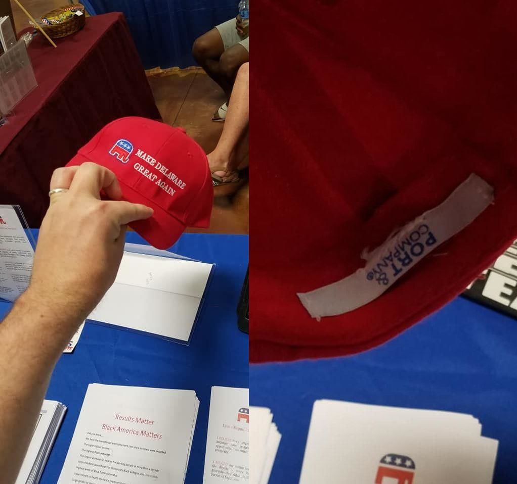 make america great again hat made in china