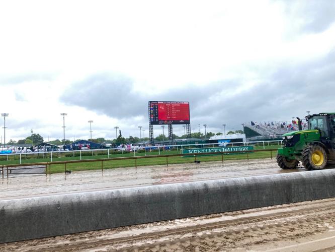 Sloppy track at Churchill downs ahead of Derby 151 5-3-25