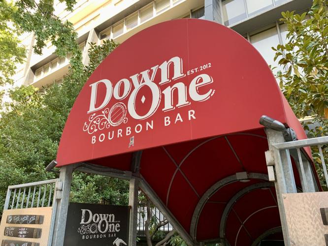 Down One Bourbon Bar awning