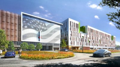 Rendering of New Louisville VA Hospital