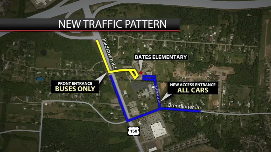 Bates Elementary Traffic Map