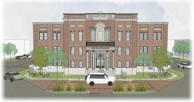 Elizabethtown courthouse hotel rendering