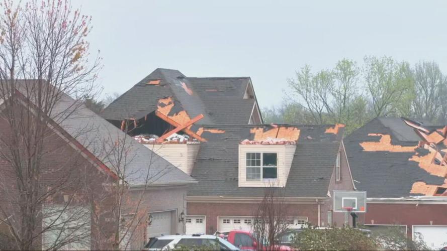 Storm damage in Buckner, Ky - 4.2.24