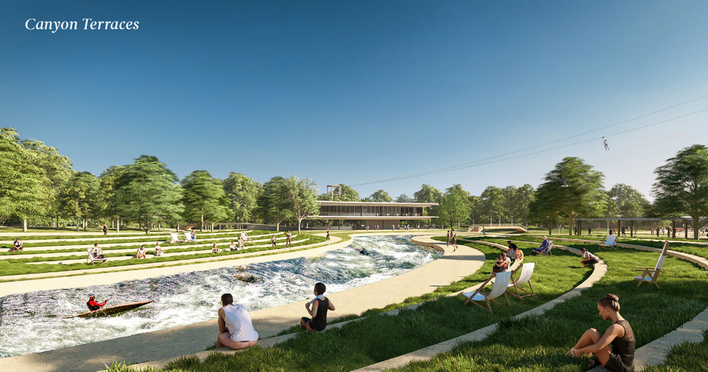 Olympic-level whitewater rafting course replacing landfills in southern Indiana