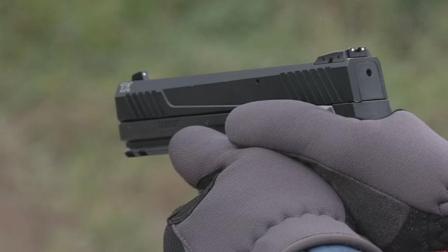 Generic hands holding gun