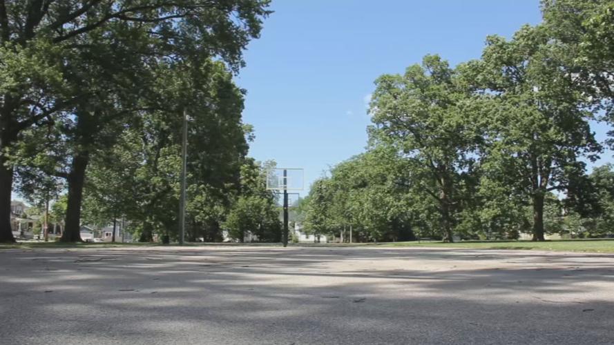 Empty basketball court generic