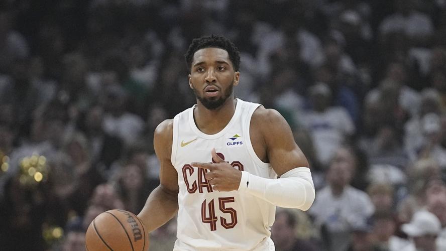Cleveland Cavaliers guard Donovan Mitchell 5-11-2024