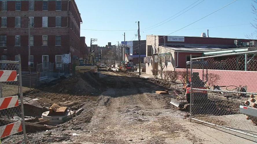 Paristown Hall construction site