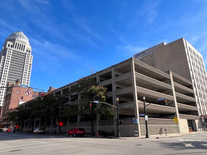 Downtown redevelopment 536 W. Market St. parking garage