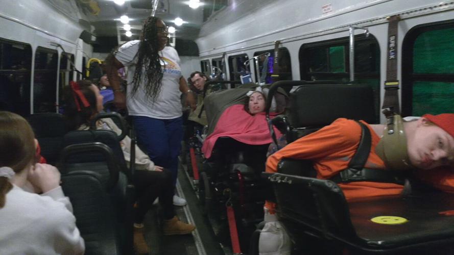 Home of the Innocents bus at Lights Under Louisville 11-21-2025