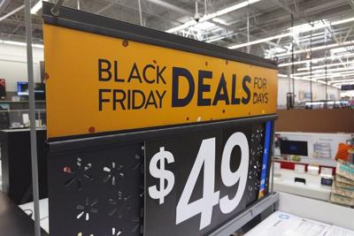 Black Friday sign at Walmart