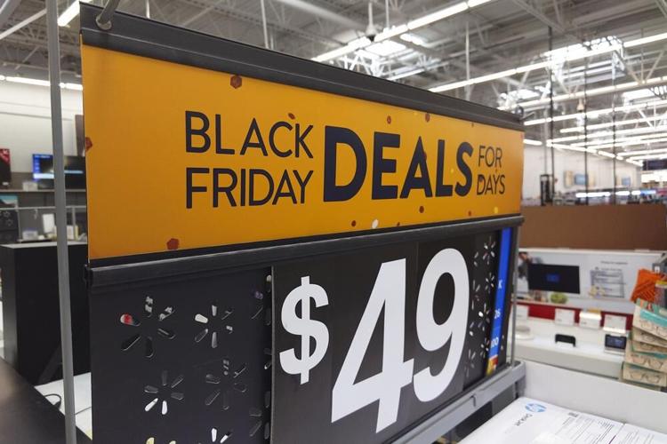 Black Friday sign at Walmart