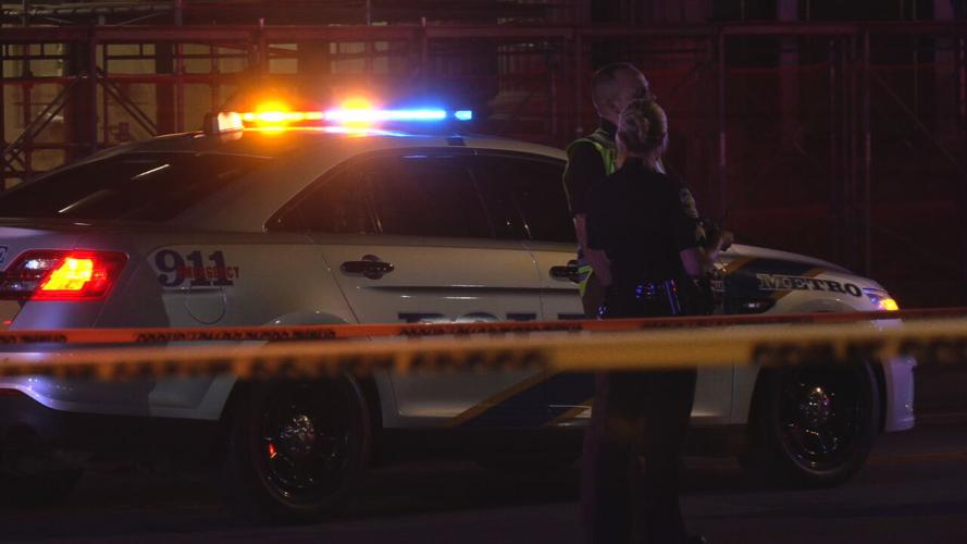 LMPD at 9th and Broadway pedestrian hit 10-17-25
