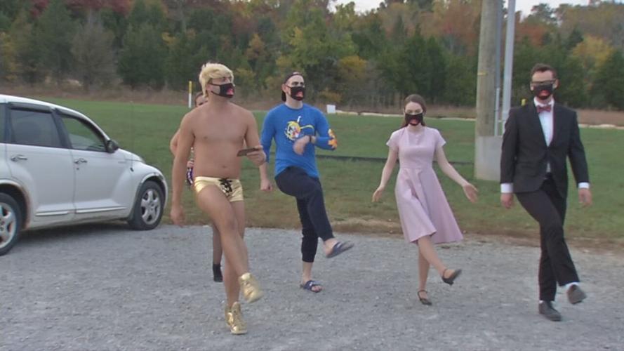 Shadow casts dances at screening of "The Rocky Horror Picture Show" in Oldham County