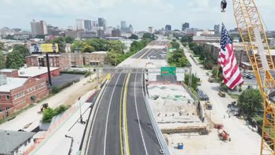 I-65 as of 7-28-26 ahead of early reopening