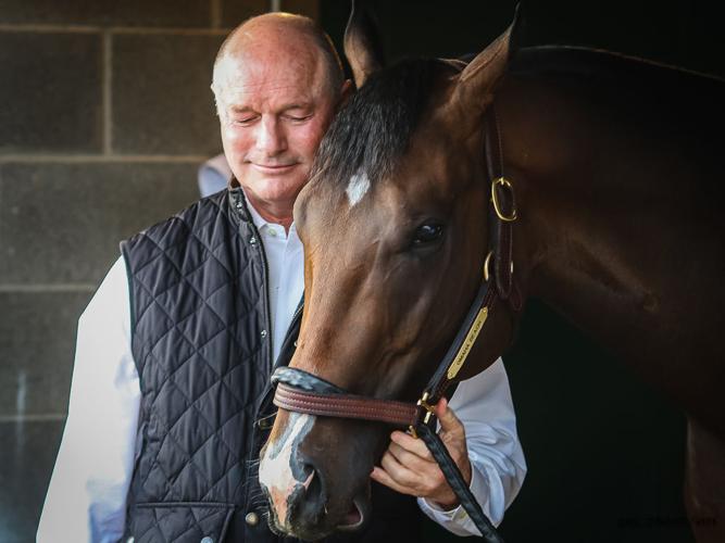 Richard Mandella with Omaha Beach