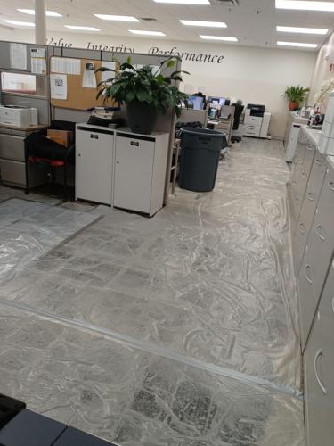 Jefferson County Clerk's Office West Branch flooding damage
