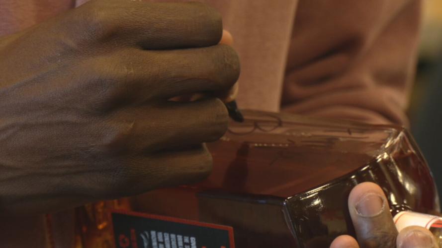 Russ Smith bourbon bottle signing 7-15-24