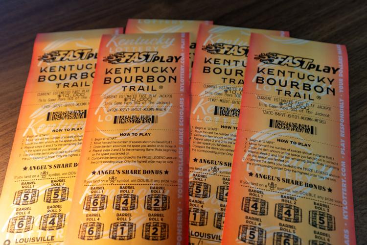 Kentucky Bourbon Trail scratch-off tickets