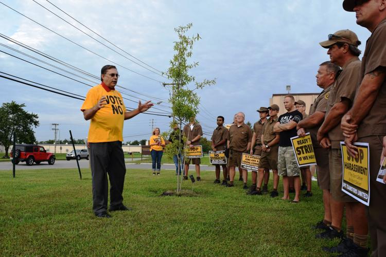 Fred Zuckerman Teamsters driver rally UPS