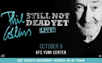 Phil Collins Yum Center Tour Art