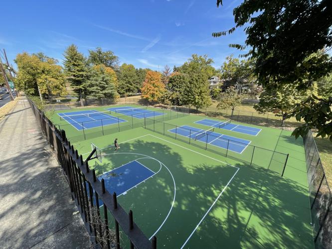 Sports courts at Tyler Park