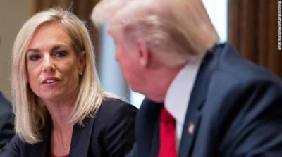 Nielsen and Trump (CNN)