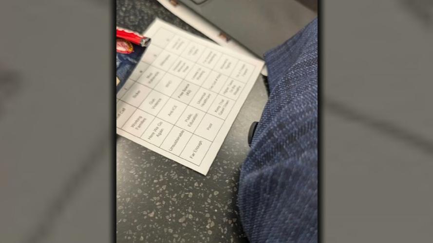 Kentucky democrats bingo-style cards.