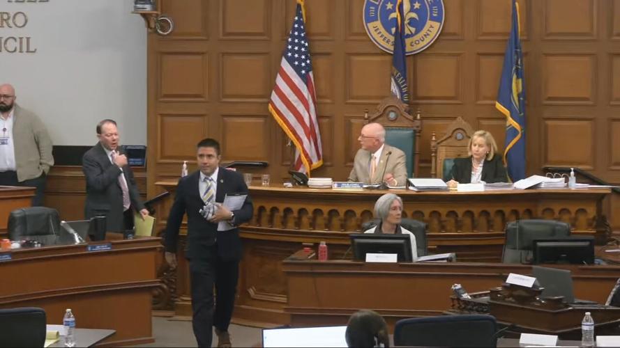 Metro Councilman Anthony Piagentini on first day of Council trial 2-26-24