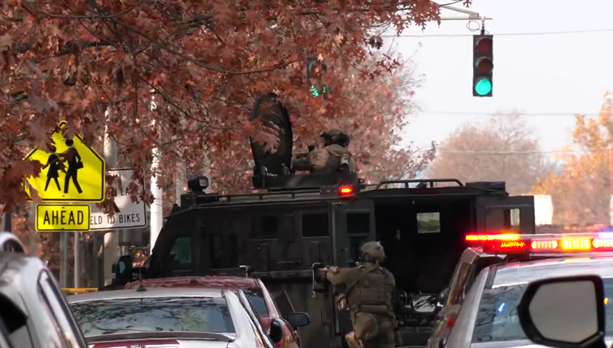 SWAT outside Muhammad Ali Blvd. after shooting report
