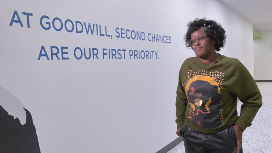 Miya Boswell at Louisville Goodwill Excel Center
