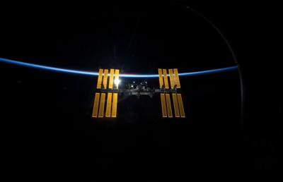 Space Station Flying Over Tonight